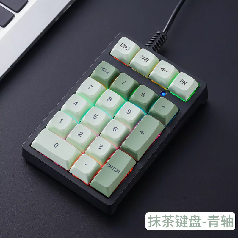 คีย์บอร์ดไร้สาย Bluetooth Caru Duck T21 แกนสีเขียว RGB thumbnail 9
