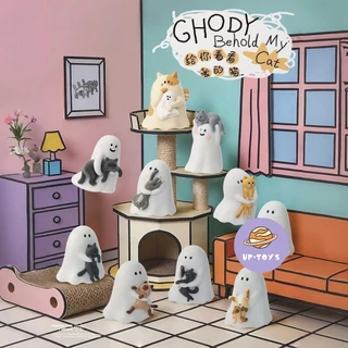 ★เล่นอินเทรนด์ของจักรวาล★ ของแท้พร้อมสต็อก 52TOYS Little Ghost Show You My Cat Cat Hidden Ghost Mystery Box Box Play One Box 9 ชิ้น