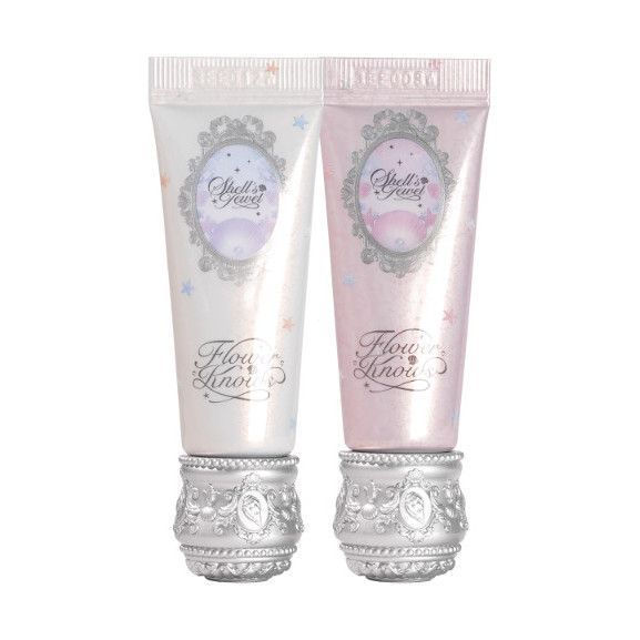 TQ~[ Flower Knows] Shell Pearl Toning Makeup Primer 8g Brightening Holding Makeup Not Stick Powder R