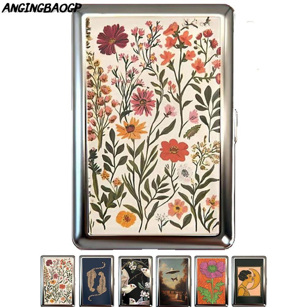 ANGINGBAOGP Metal , Vintage-Style Easy Snap Vintage Card ,วัสดุโลหะออกแบบอเนกประสงค์หรูหรา Multi-fun