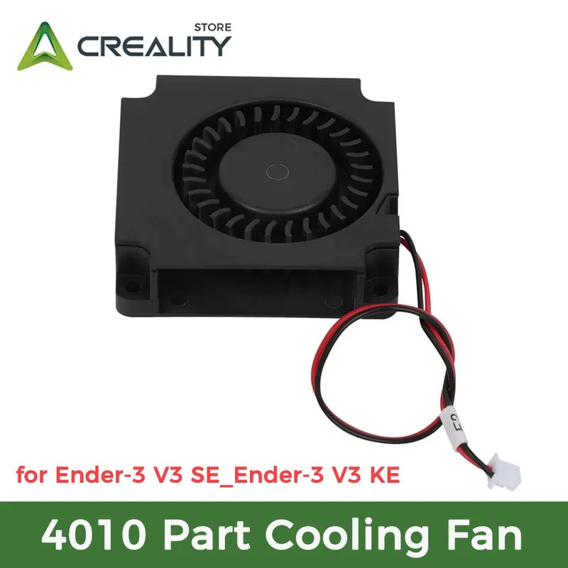 HB Creality Original Ender-3 V3 SE พัดลม,4010 Part พัดลมระบายความร้อนสําหรับ 3D เครื่องพิมพ์ Ender-3
