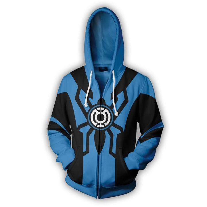 Spider-Man Hoodie เสื้อแจ็คเก็ตลําลองผู้ชาย Iron Spiderman Avengers Spiderman Zipper Outerwear