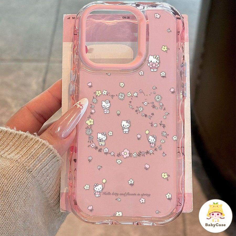 เคสไอโฟน 11 สำหรับ IPhone 15 13 14 12 16 Pro Max 16 15 14 Plus 13 15 16 12 Pro เคสมือถือป้องกันการตกกระแทกน่ารัก KT