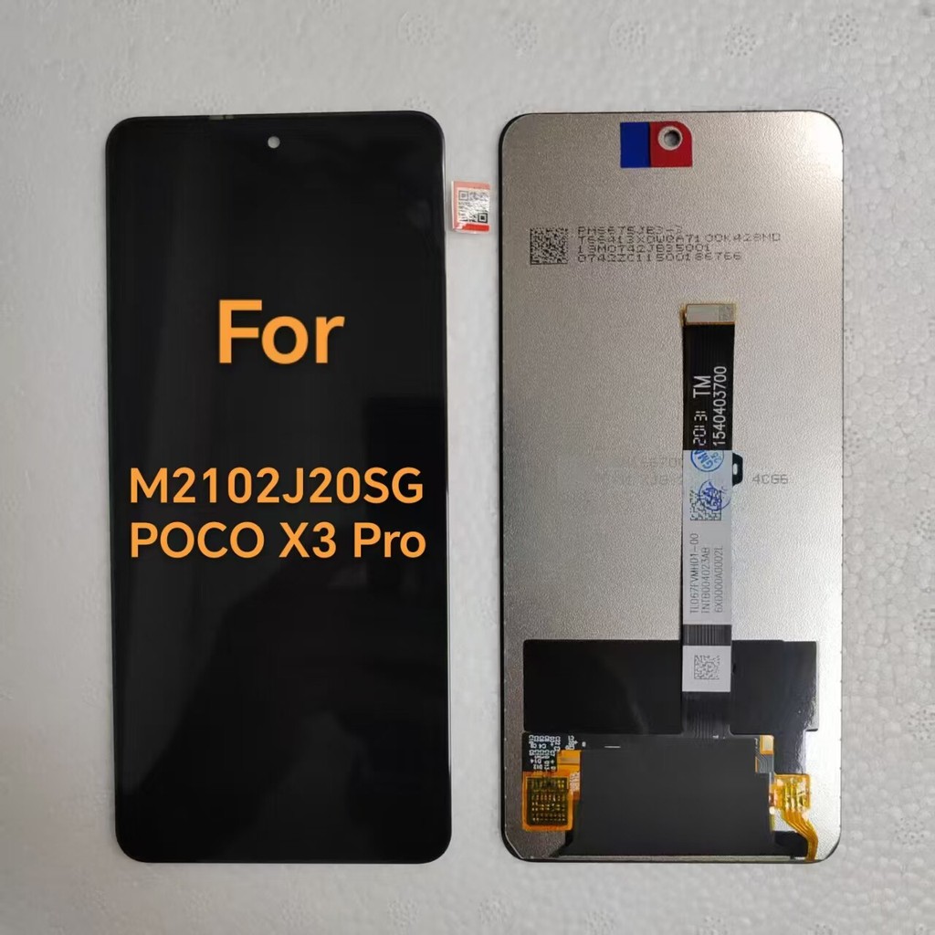 เหมาะสําหรับ Xiaomi M2102J20SG Assembly Screen MI POCO X3 Pro จอแสดงผล LCD หน้าจอสัมผัส