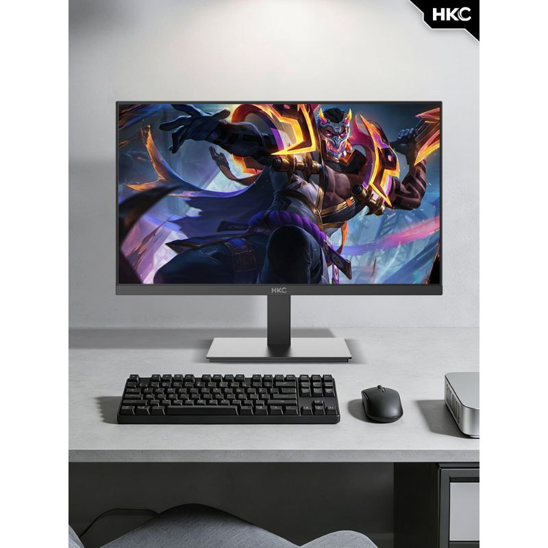 HKC จอแสดงผล 24 นิ้ว 2K HD 144HZ โน้ตบุ๊คภายนอกสําหรับเล่นเกม 120HZ Office 27 หน้าจอคอมพิวเตอร์