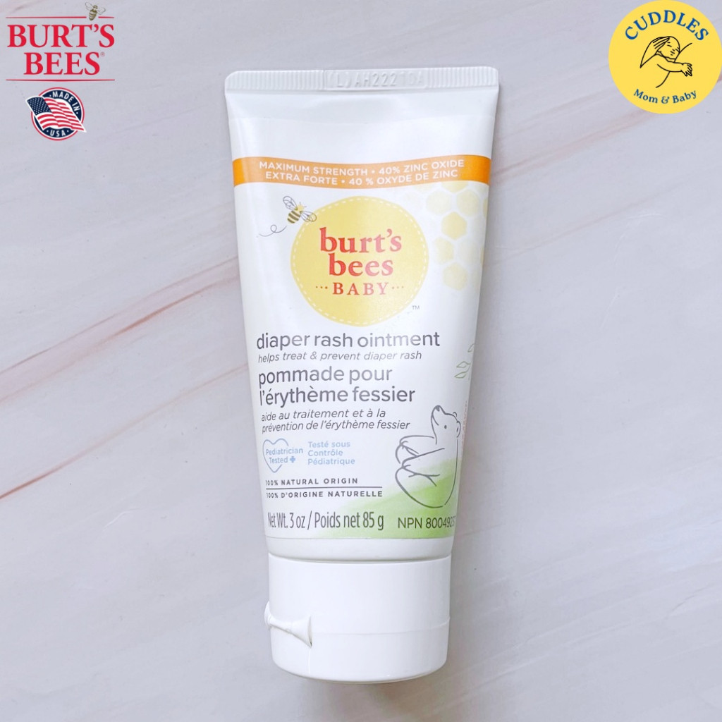 (Burt's Bees) Baby Diaper Rash Ointment 85 g เบิร์ตส์บีส์ ครีมทาผื่นผ้าอ้อม สำหรับเด็ก