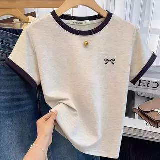 M-4XLเสื้อยืดผู้หญิงน่ารักๆ มีหลายสีให้เลือก หลายรูปแบบ เสื้อพิมพ์ลาย เสื้อยืดสวย ดูผอม ลายน่ารักมาก แฟชั่นสุดๆส่งจากกทม