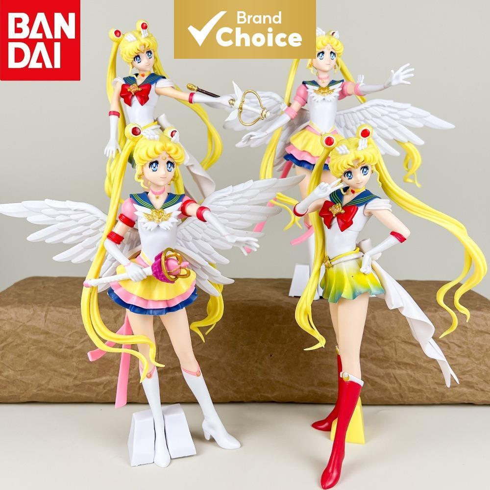 Bandai ฟิกเกอร์อนิเมะเซเลอร์มูน 23 ซม. รูป Tsukino Usagi ฟิกเกอร์เซเลอร์มูน โมเดล PVC ของสะสม ของตกแต่งโต๊ะ ของขวัญของเล่นแอ็คชั่นสําหรับเด็ก ราคาถูก Shopee Lazada