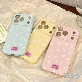 เคสโทรศัพท์ลายโบว์ริบบิ้นสีสันสดใส ดีไซน์หัวใจสามมิติด้านข้าง สำหรับ REALME C75 C53 C55 C63 C30 C11 REALME5 C25 C20 C35