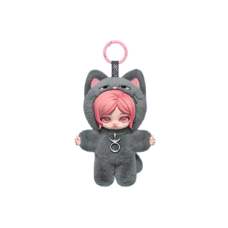 POPMART aespa Plush Cute Friends Series ตุ๊กตาผ้ากํามะหยี่จี้กล่องปริศนา