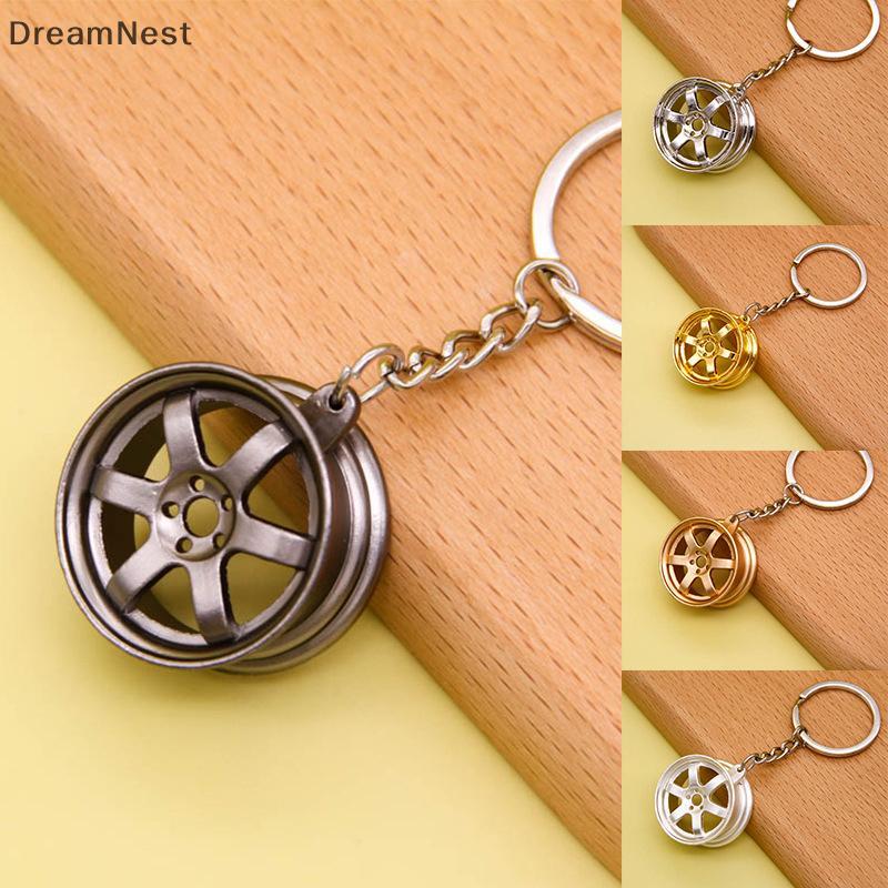 [DreamNest] การดัดแปลงรถยนต์ Hub Keychain Manual Lever Car Metal Keychain Turbo Gear Pendant (th)