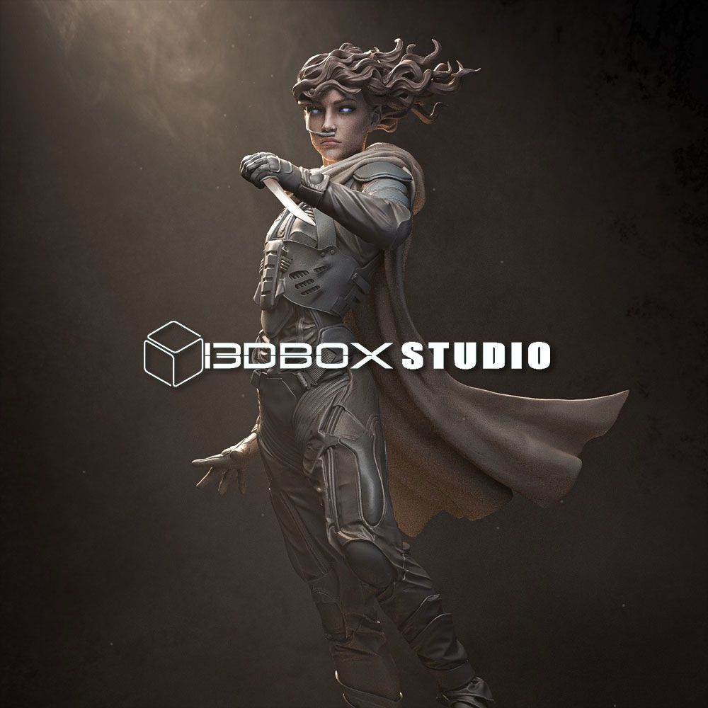 Dune 2-Chani Chani CA Studio Works สีขาวรุ่นรูป 1/6 ขนาดใหญ่ 12K ความแม่นยําสูง 3D การพิมพ์ 4BZH