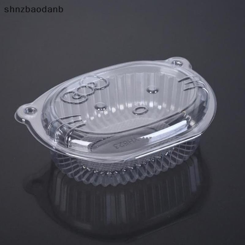 [shnzbaodanb] Sanrio Hello Kitty Fruit Paing Box Creative Cake Salad Picnic Portable Box Transparent
