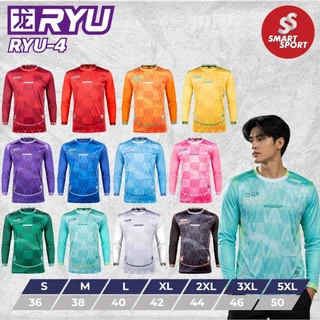เสื้อกีฬา พิมพ์ลาย เนื้อผ้าดี ราคาส่ง จากโรงงาน ยี่ห้อ H3 รุ่น RYU 04 แขนยาว