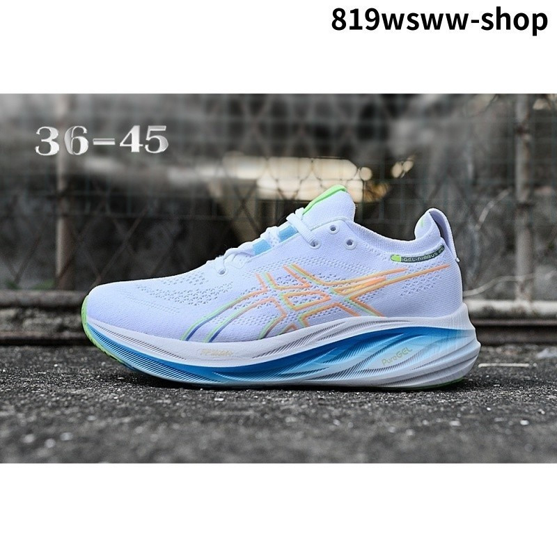 รองเท้าวิ่ง Asics Gel-Nimbus 26 สําหรับผู้ชายและผู้หญิง ใส่ง่าย