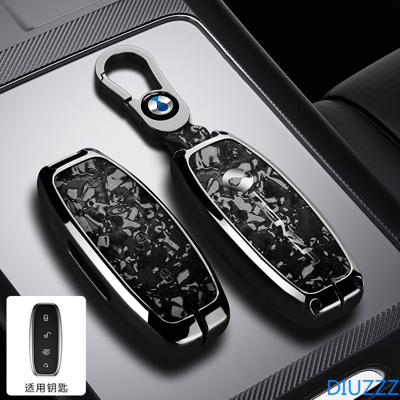 ใหม่ Denza D9 สังกะสีหนังรถ Keyless ฝาครอบกุญแจรถระยะไกลสําหรับ 2022-2024 Denza D9 & N7, N8 Series