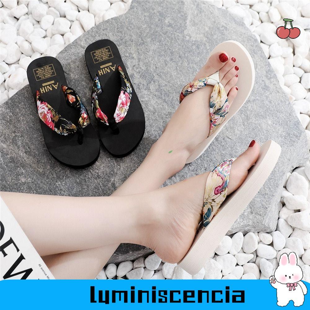 LUMINESCIA รองเท้าแตะผู้หญิง, รองเท้าแตะผู้หญิงลําลอง EVA, รองเท้าแตะชายหาด