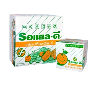 เครื่องดื่มเกลือแร่ Royal-D Mix Fruit รอแยล ดี รสผมไม้รวม 25กรัม 50 ซอง