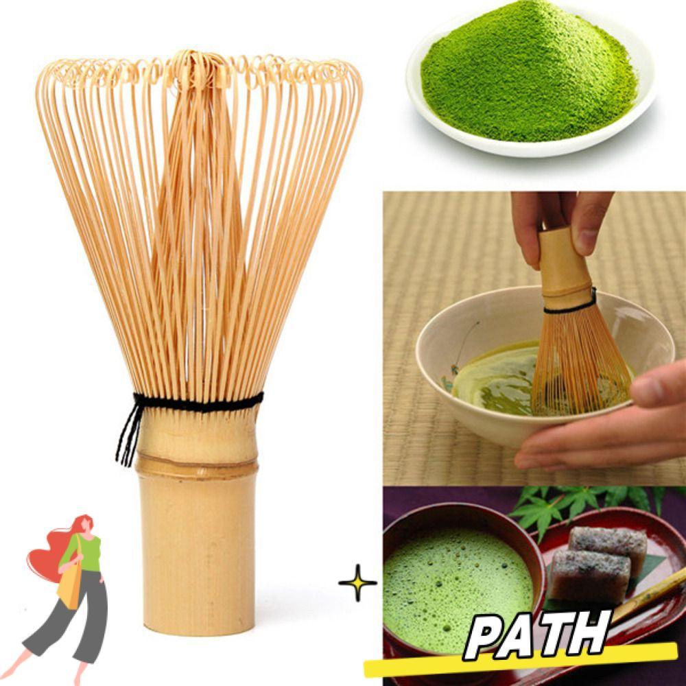 PATH 80 Fringe Bamboo Brush Home Japanese Tea Set Kitchen Matcha Bamboo Accessories