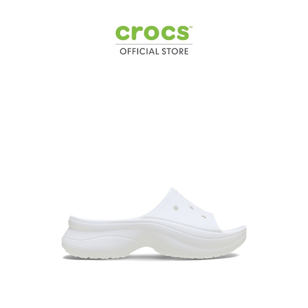 CROCS รองเท้าแตะผู้หญิง BAE SLIDE รุ่น 211108-100 - WHITE