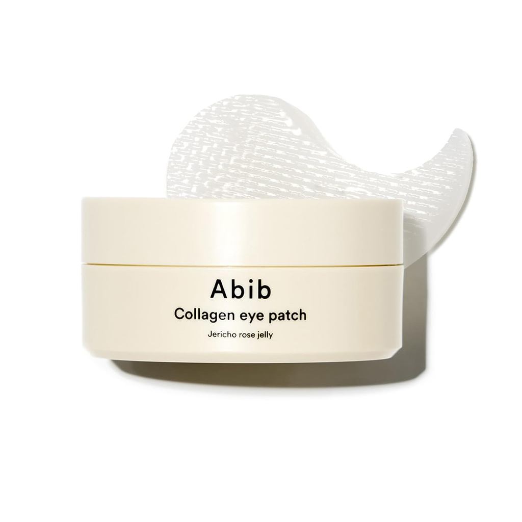 AbibCollagenPeptideEyePatchesforWrinkles&FineLinewithJerichoRoseJelly,60Count,เกาหลีCare K5BB