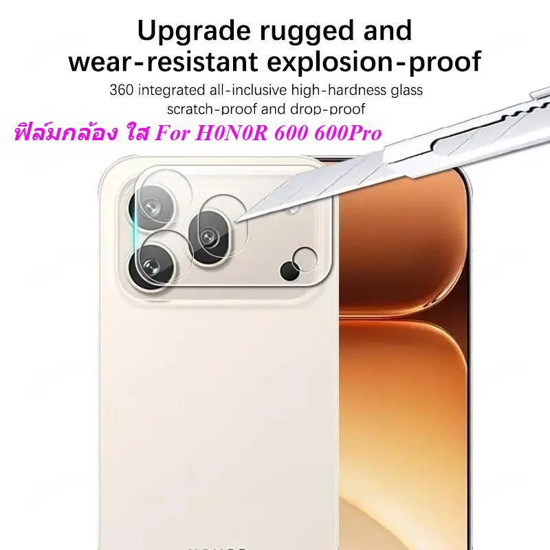 ฟิล์มกล้อง สำหรับ Honor 600 600Pro ตัวป้องกันเลนส์กระจกนิรภัย ฟิล์มกันรอยกล้องหลังแบบใส HD เข้ากันได้กับ 5G ฟิล์มกระจก