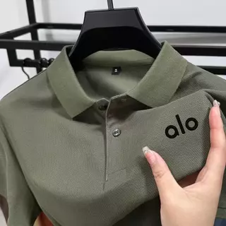 ผู้ชายแขนสั้นเสื้อโปโลฤดูร้อนสไตล์ใหม่เกาหลีรุ่นLapel Letterเย็บปักถักร้อยหล่อหลวมสบายๆธุรกิจAll-Match