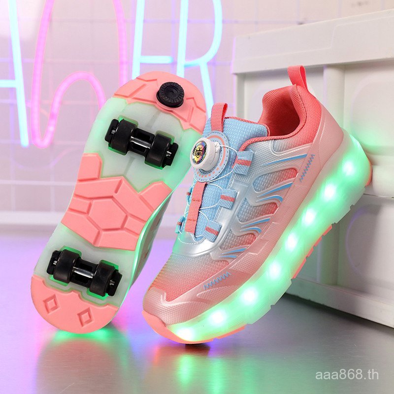 รองเท้าโรลเลอร์สเก็ต 4 ล้อ Heelys สำหรับทุกวัย ใช้กลางแจ้งได้อย่างคล่องตัว KXDE