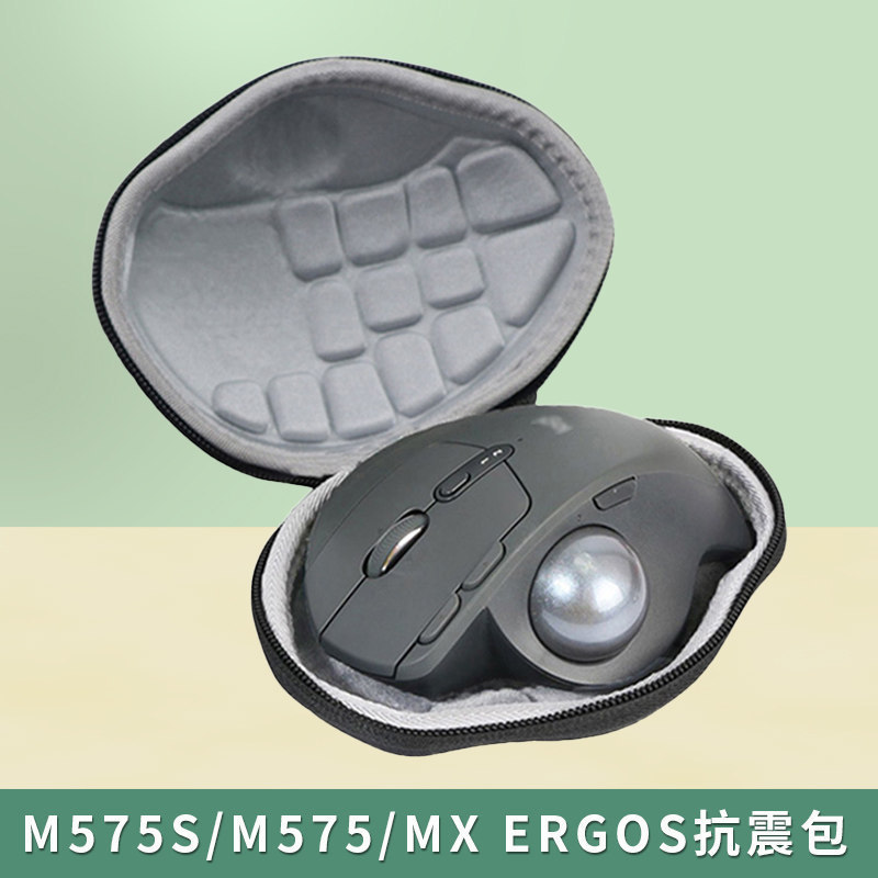 เหมาะสําหรับ Logitech M575s กระเป๋าเก็บเมาส์บลูทูธไร้สาย m575 กระเป๋าเมาส์ Trackball กันกระแทกกล่อง 