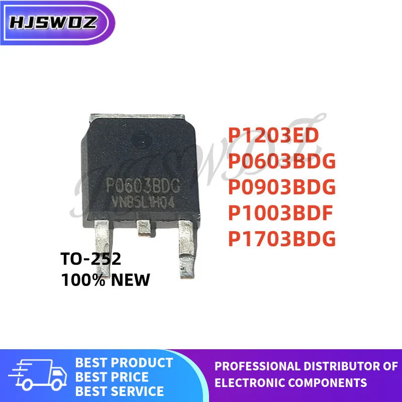 10 ชิ้น/ล็อต 100% ใหม่ P1203ED P0903BDG P0603BDG P1003BDF P1703BDG TO-252 MOSFET Field effect หลอดใน