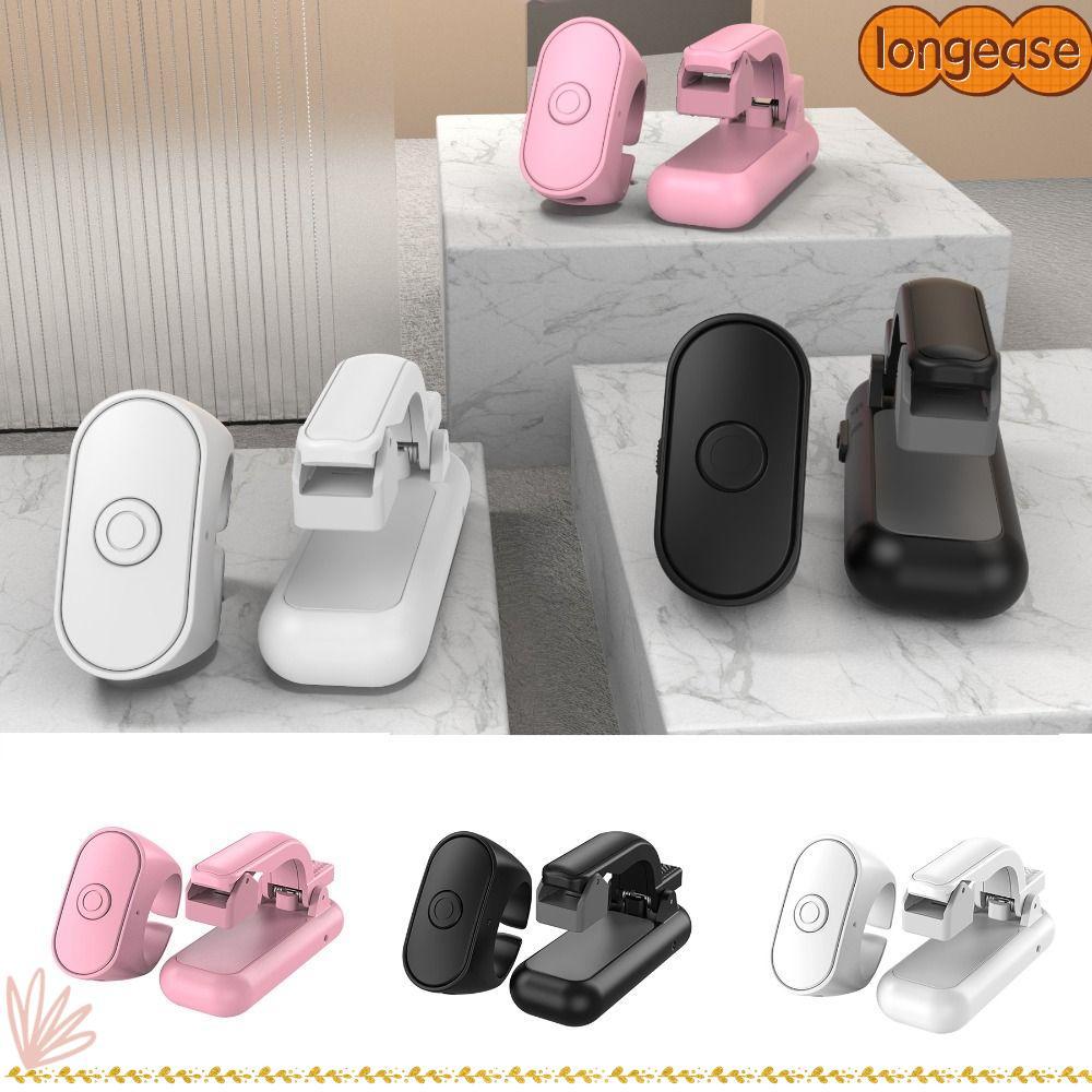 LONGE E-book Page Turner, น้ําหนักเบาระยะไกล Turner Remote, ABS 2-in-1 Record Triggers สําหรับ Kindle E-book Reading