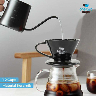 Filter Penyaring Kopi V60 Glass Filter Dripper ZM00639