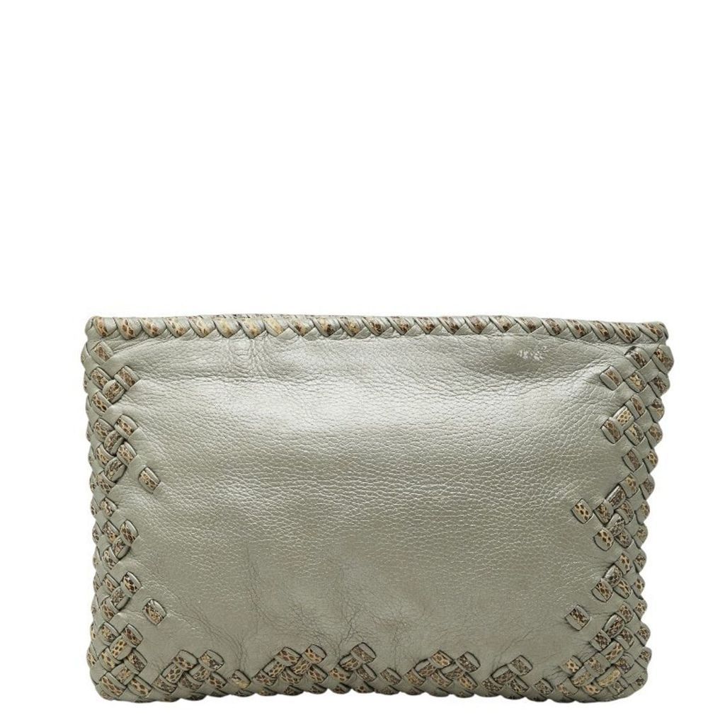 Bottega Veneta(โบเตก้า เวเนต้า) clutch bag Veneta Ayers Leather Used
