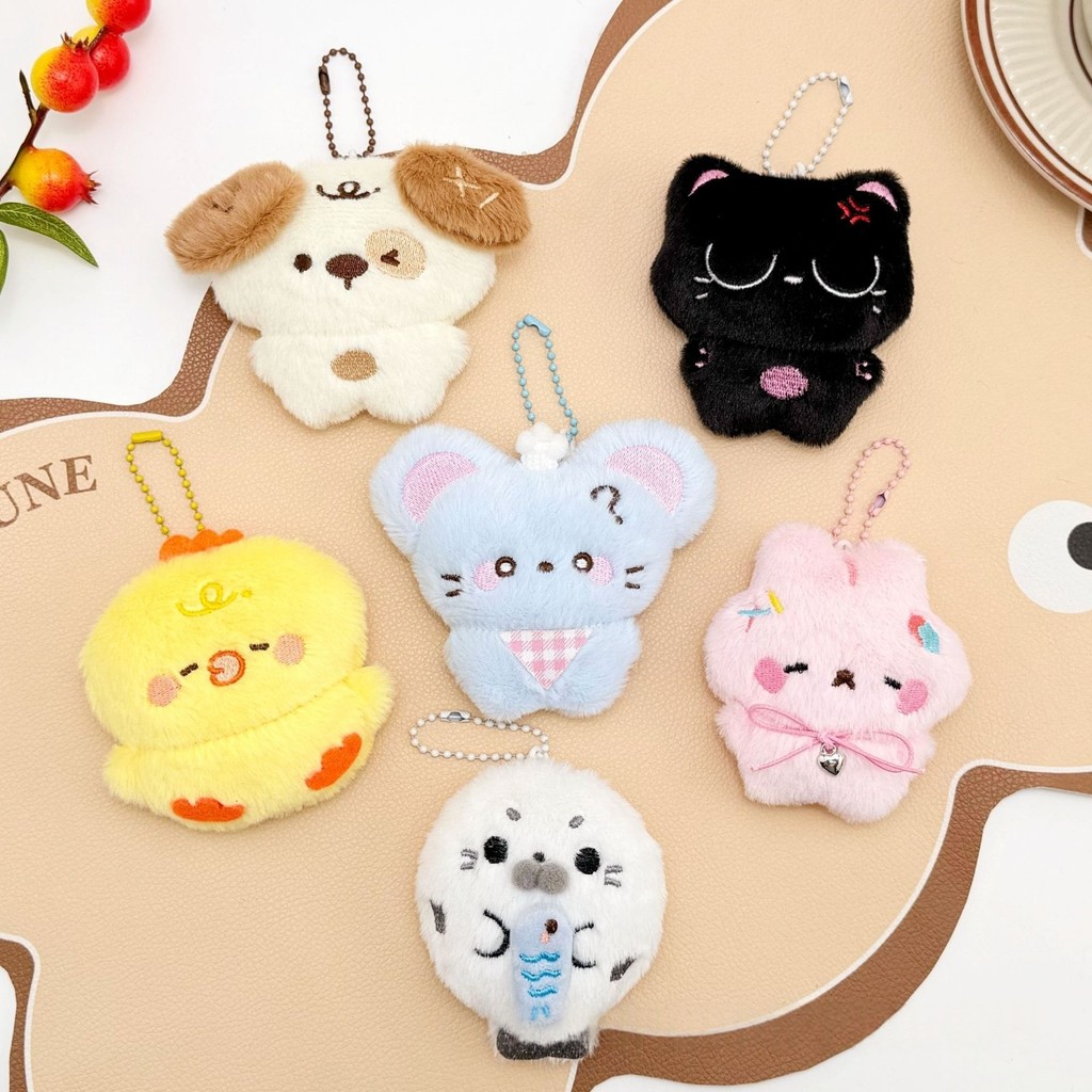 การ์ตูนสัตว์ Squeak Key แหวนประณีตกระเป๋าจี้ตุ๊กตาจี้ของขวัญ SP162