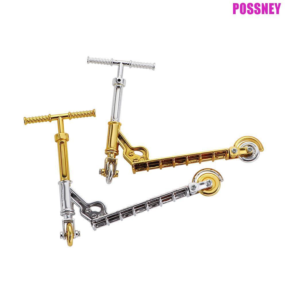POSSNEY Mini Scooter ของเล่นเพื่อการศึกษาคุณภาพสูง Fingerboard จักรยานนิ้วเด็ก Mini Finger Scooter