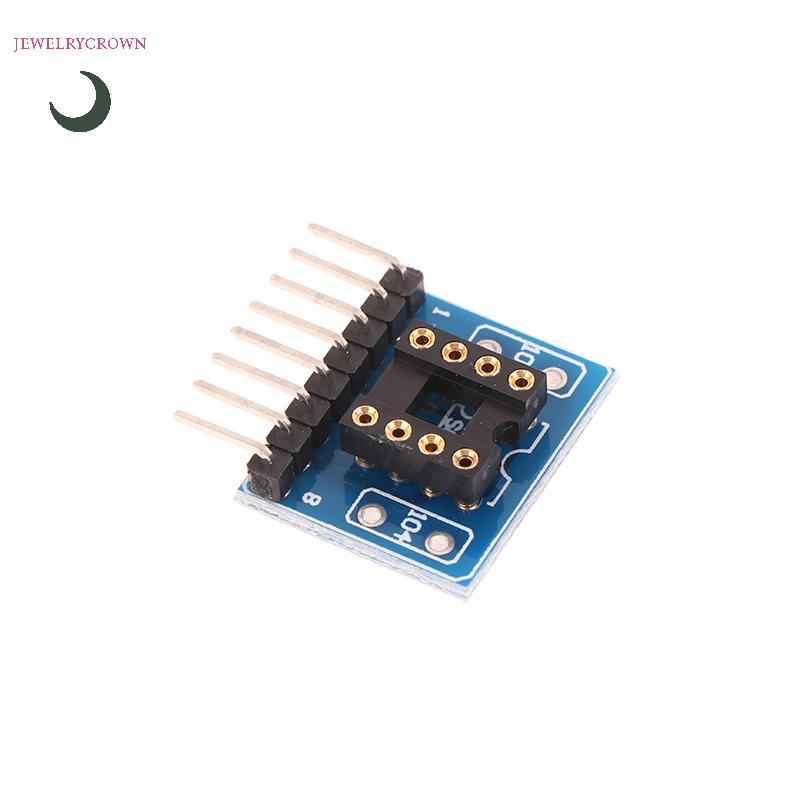 Single-row ZIP SIP8 Paage แปลงเป็น Dual-row DIP8 Soet NJM5532 4558 4560 4580 4565 2114L HIFI Audio อ