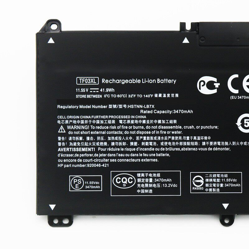 For HP 920046-421 920070-855 HSTNN-LB7X TF03XL 41.9Wh battery