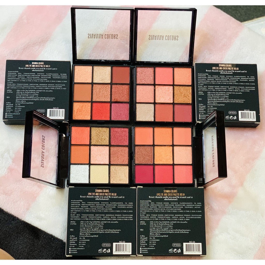 Sivanna COLORS Epic Eye And Cheek Palette – HF4034
