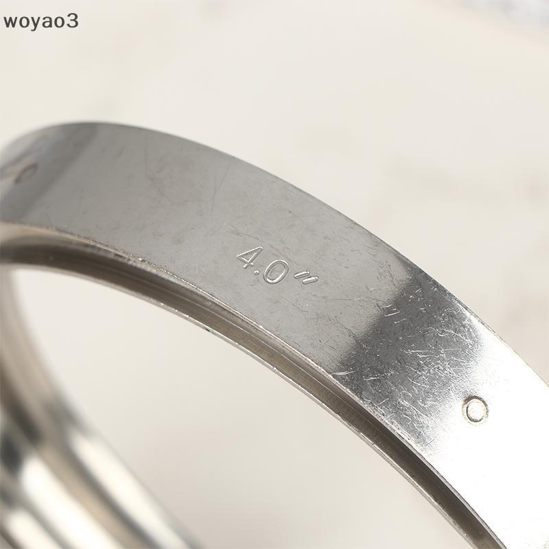 [WY3] 304 สแตนเลส 2-4 นิ้ว Qui Release V Band Clamp Turbo Exhaust V-band Clamp V Clamp Clip [VN]