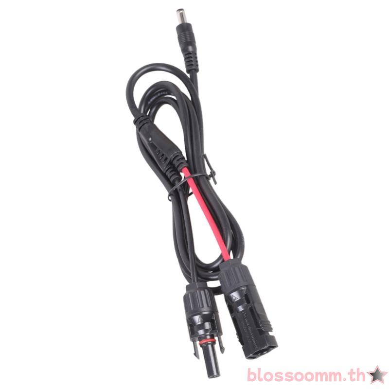 BLOSS Solar Plug to Power Cable 16AWG Heavy Duty Waterproof Solar to 5 5x2 1mm สายชาร์จสําหรับ Power