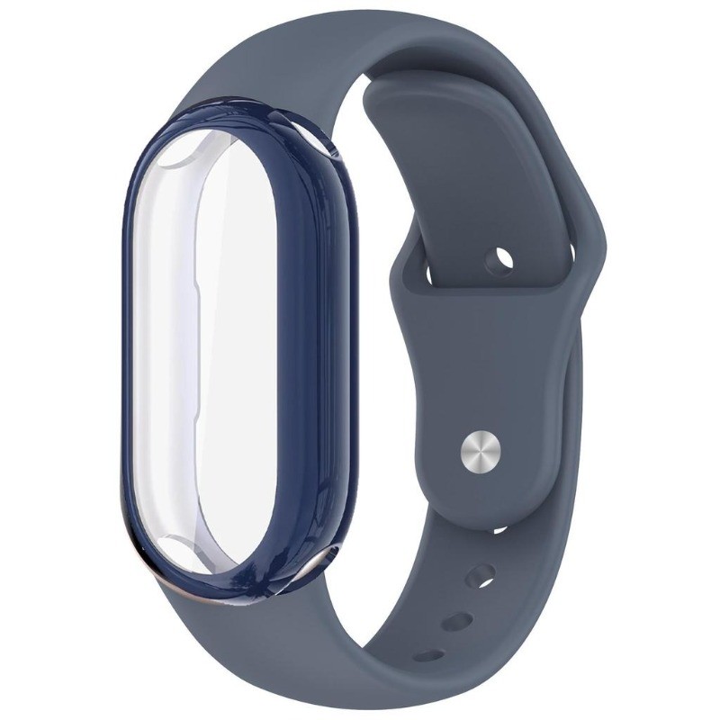 2in1 คลุมทั้งหมดกรณี + สายรัดซิลิโคนสําหรับ Xiaomi Mi รูปที่ 7