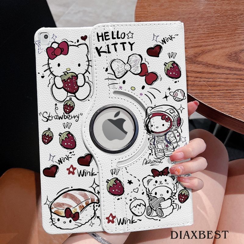 Kitty Cat 360 หมุนได้ ipad11 เคสแท็บเล็ต Pro ป้องกันการดัด 2025
