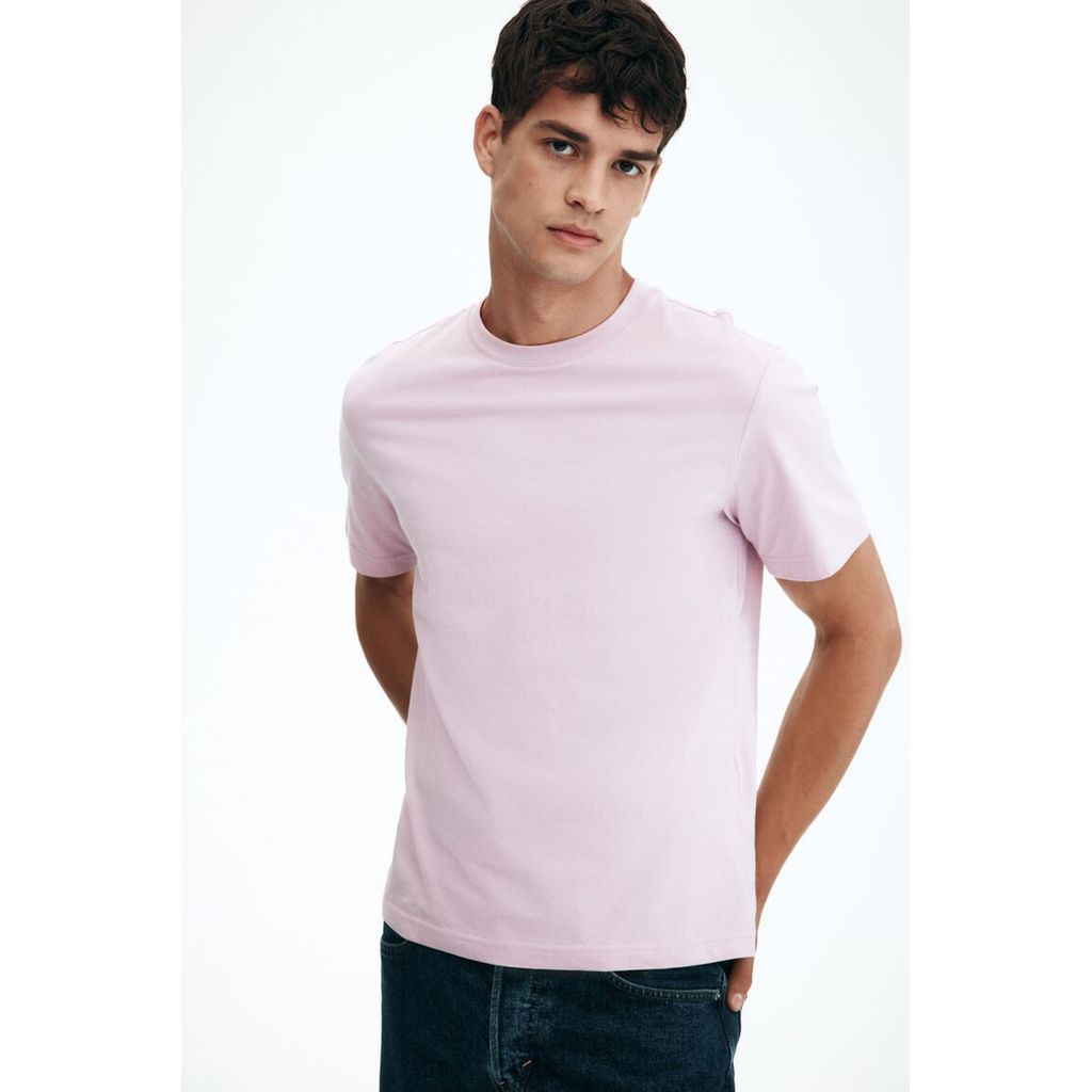 H&M(เอชแอนด์เอ็ม) เสื้อยืดคอกลมทรงปกติ Men Regular Fit Round-neck T-shirt 0685816_17