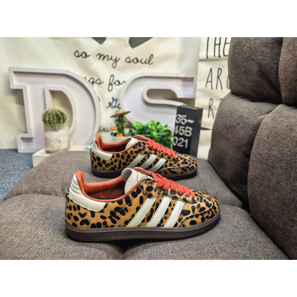 [เกรดต้นฉบับบริสุทธิ์] SAMBA OG รองเท้าลําลอง Low-Top Life กันลื่นทนต่อการสึกหรอรองเท้าผ้าใบแบน L4Q 