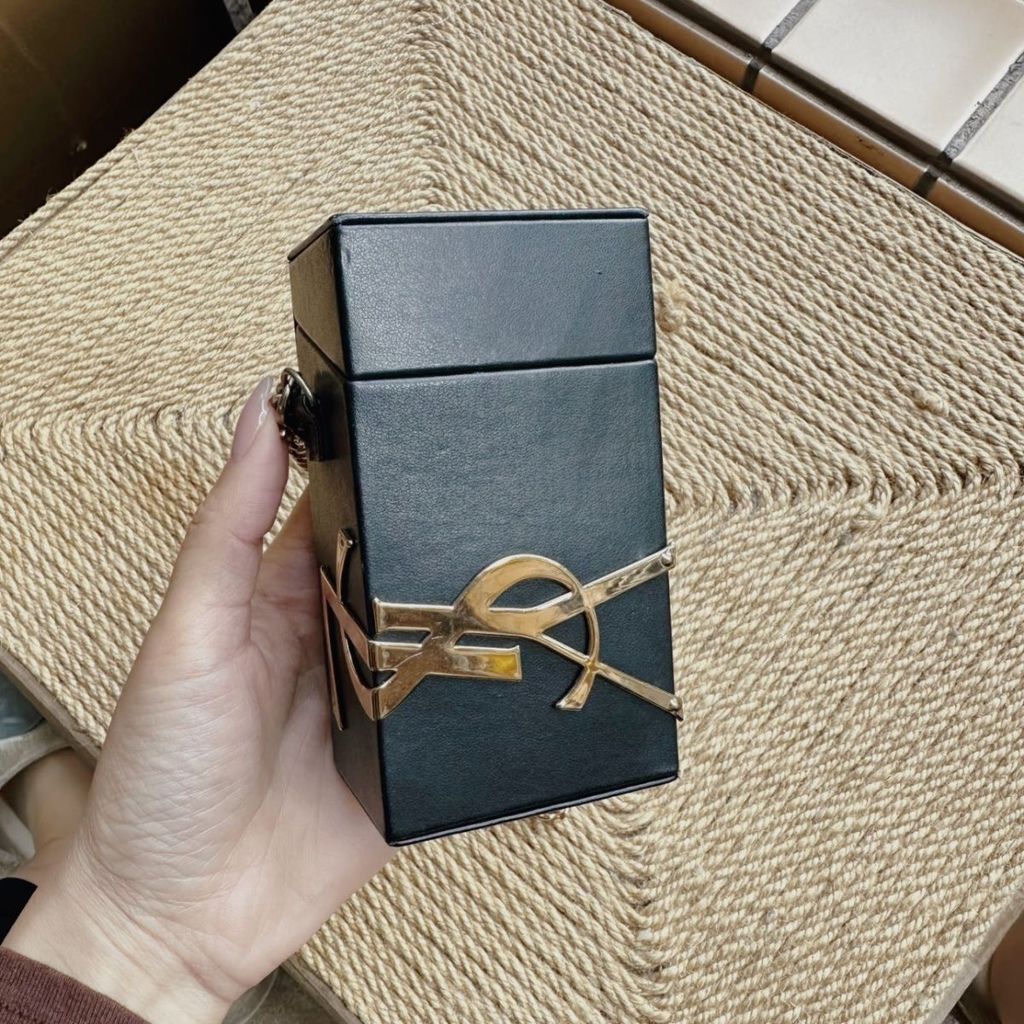 YSL Saint Laurent ysl Free Water Portable Mirror Perfume Box Cosmetic Bag สามารถดัดแปลงด้วยตัวเอง/4.