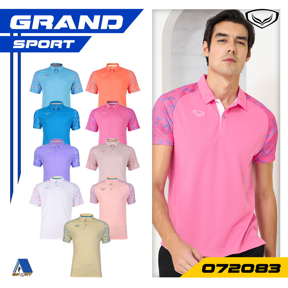 [[ส่งฟรี!! มีเงินคืน]] GRAND SPORT เสื้อโปโล รหัส 072083 แท้100%