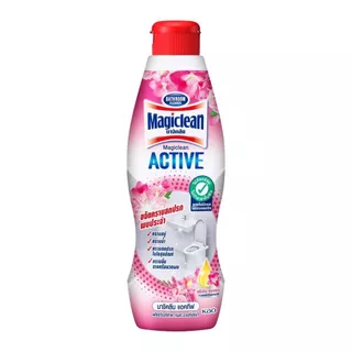 [สินค้าส่งด่วน] มาจิคลีน น้ำยาล้างห้องน้ำ แอคทีฟ สีชมพู 700 มล. MAGICLEAN BATHROOM ACTIVE PINK 700 ML.