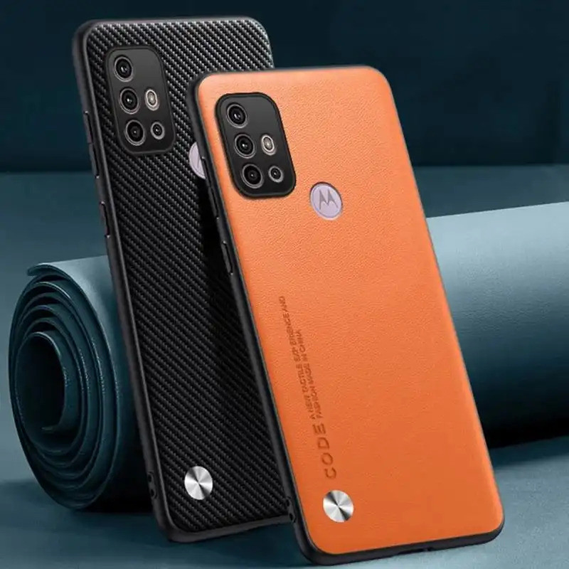หรูหรา PU หนังสําหรับ Motorola Moto G10 G20 G30 ปกหลัง Matte ซิลิโคนป้องกันเคสโทรศัพท์สําหรับ Motorola G30 G20 อุปกรณ์เสริมทนทาน