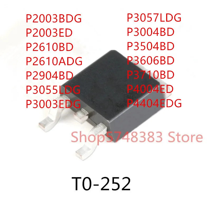 5PCS P2003BDG P2003ED P2610BD P2610ADG P2904BD P3055LDG P3003EDG P3057LDG P3004BD P3504BD P3606BD P3