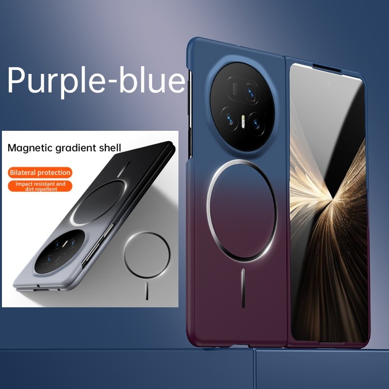 สําหรับ Honor Magic V6 V5 Magic V3 V2 ผิวไล่ระดับสี Strong Magnetic กรณีปลอกกล้องป้องกันฝาครอบ